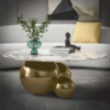 mesa de centro Clarice gold
