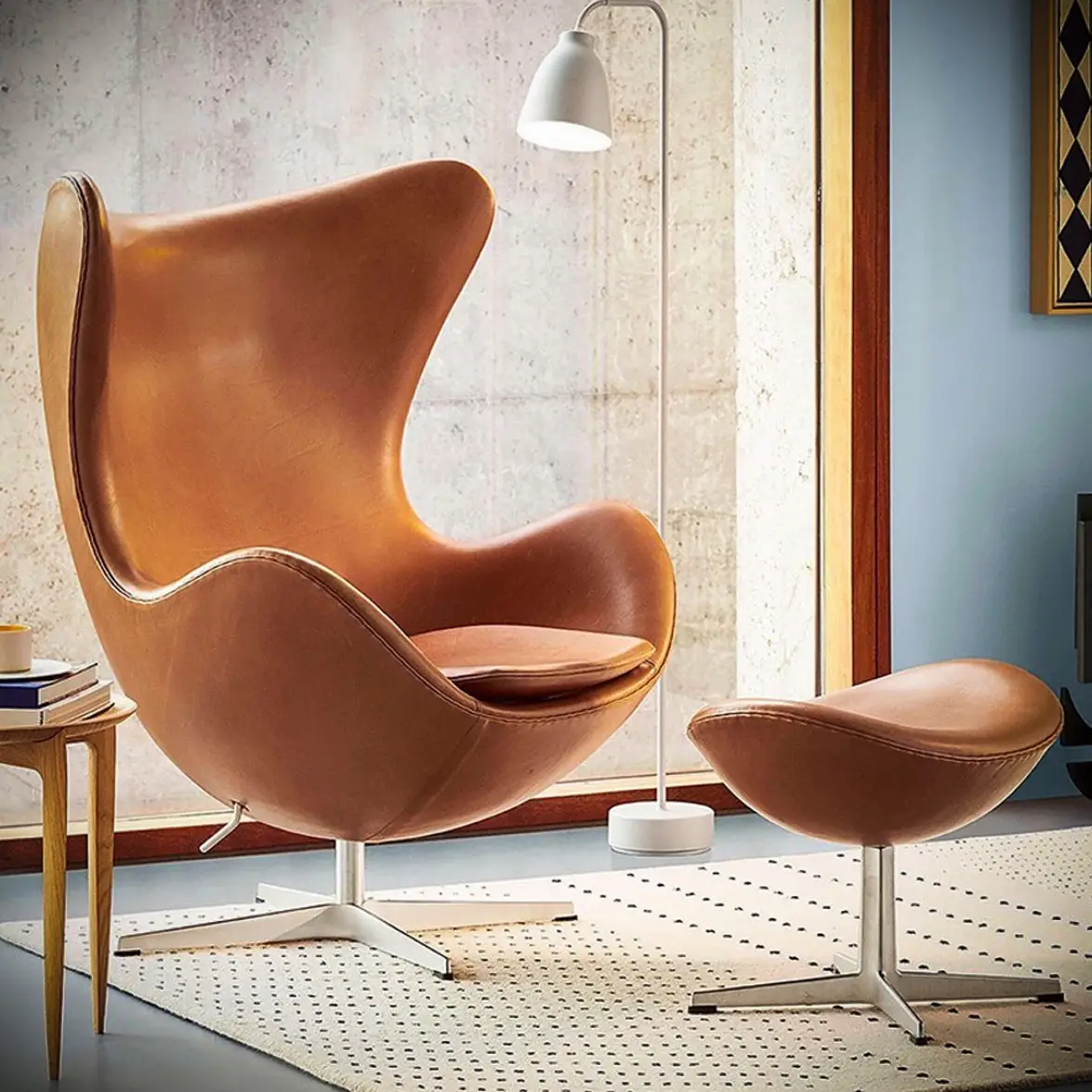 sillon de cuero wing artisans