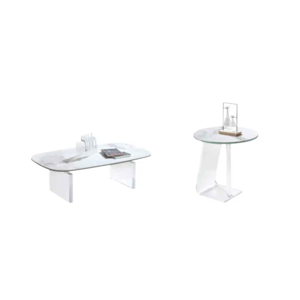 set mesa de centro Acril